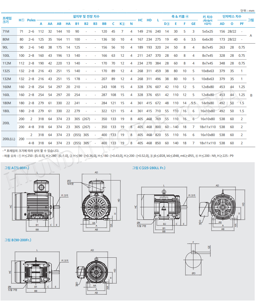 현대모터 치수표.jpg